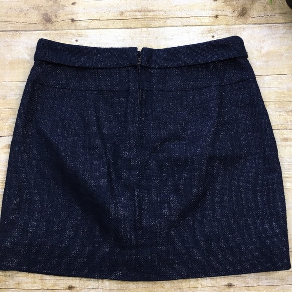 J. Crew | Metallic Linen Tweed MICA Mini Skirt - Picture 3 of 8